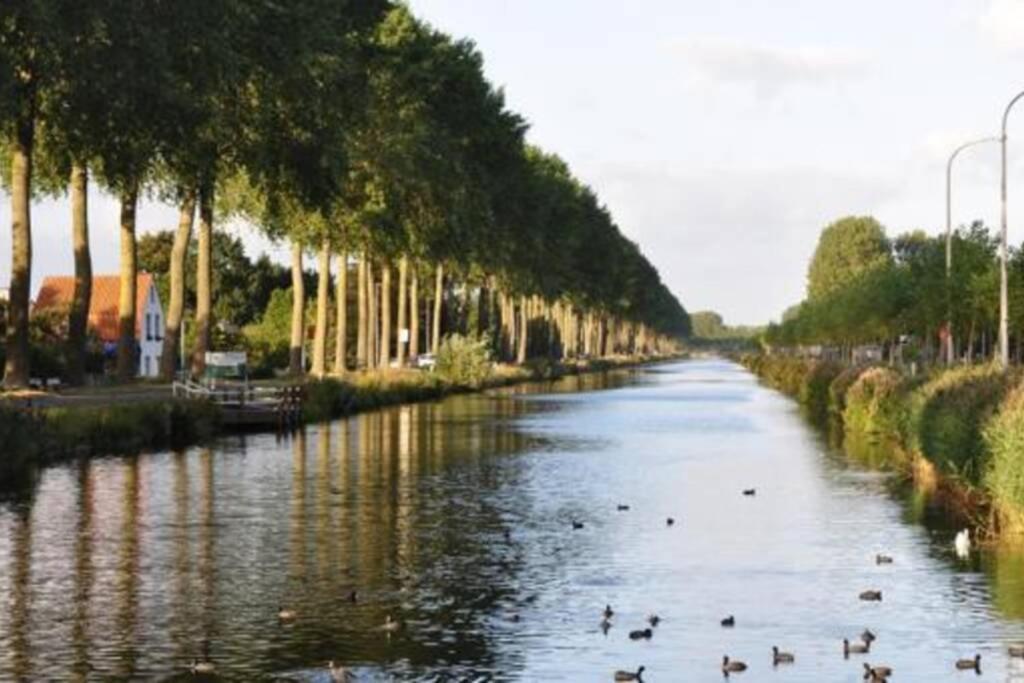 Duplex Appertement Met Zicht Damse Vaart @ Brugge Apartment Luaran gambar