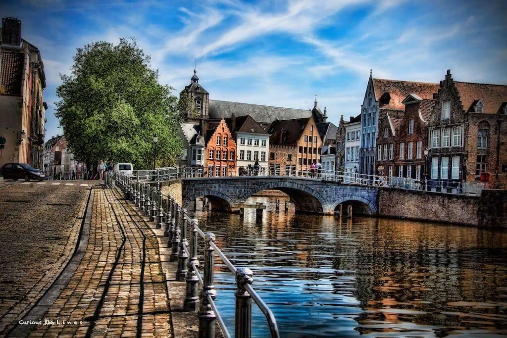 Duplex Appertement Met Zicht Damse Vaart @ Brugge Apartment Luaran gambar