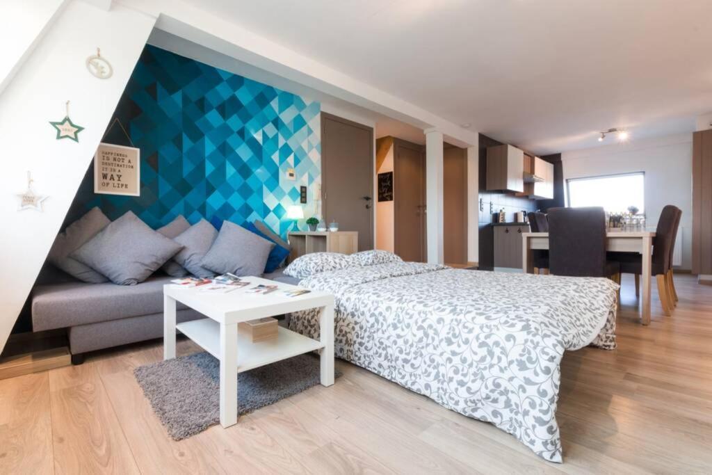 Duplex Appertement Met Zicht Damse Vaart @ Brugge Apartment Luaran gambar